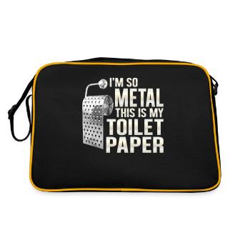 Metal Musique Heavy Metal Black Metal Death Metal - Sac Retro - noir/or - Dos