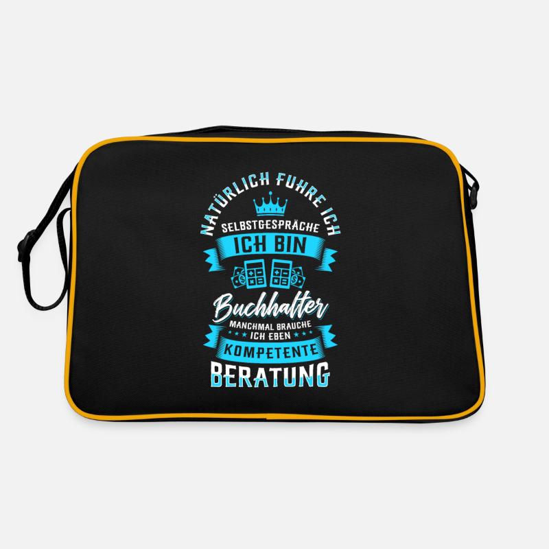 Buchhalterin Spruch Retro Tasche