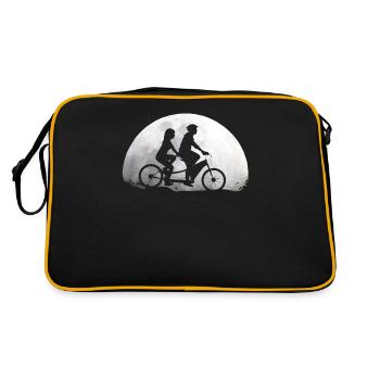 Vélo tandem Moon Tandem - Sac Retro - noir/or - Dos