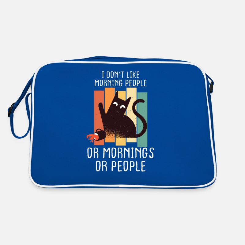 Cadeau de café de chat de chat de moufle du matin Sac Retro