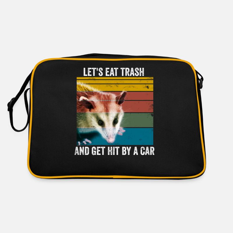 Eat Trash Possum animaux cadeau Sac Retro
