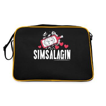 gin - Retro Bag - black/gold - Back