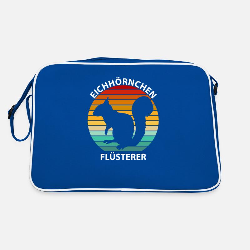Eichhörnchen Flüsterer Eichkätzchen Squirrel Retro Retro Tasche