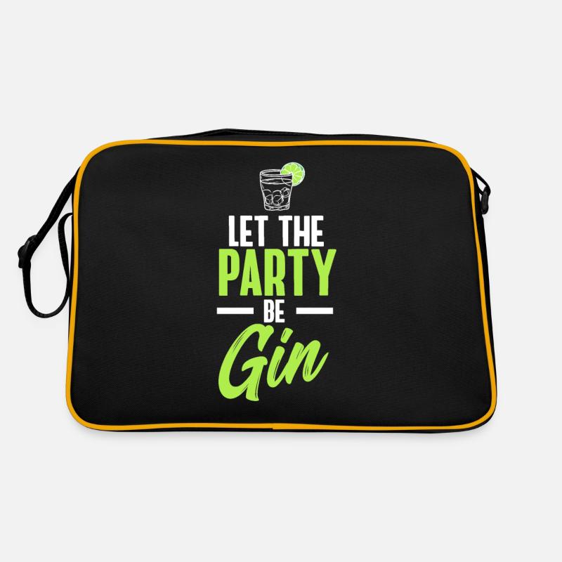 Let the party be gin - fun word game Retro Bag