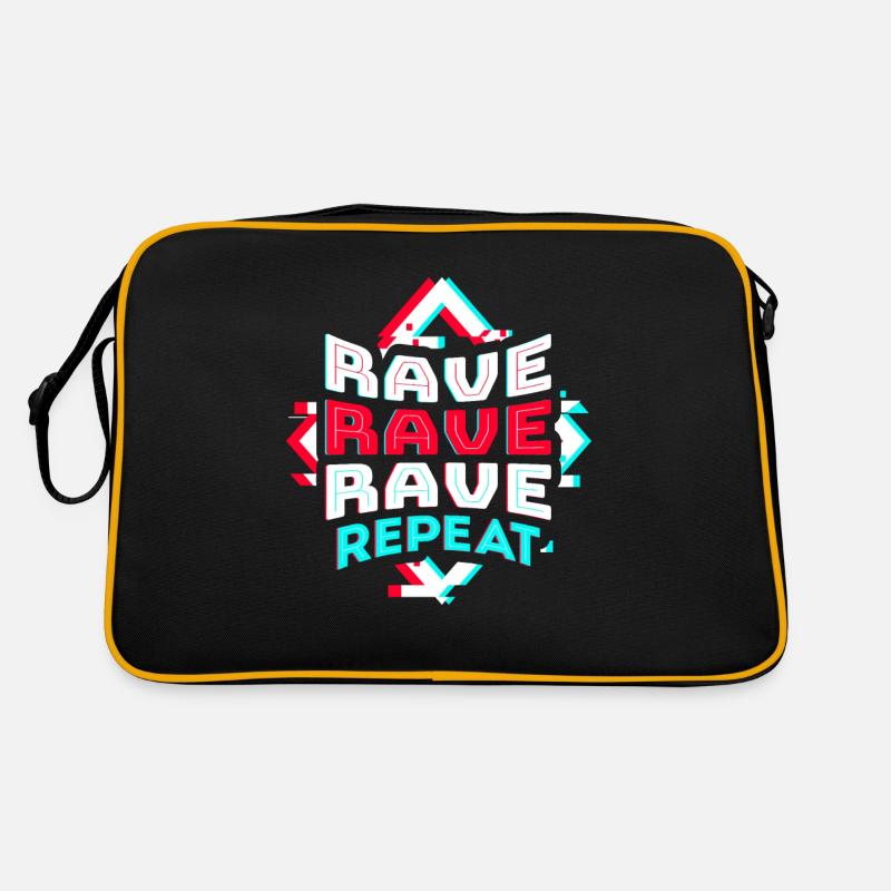 Techno Rave EDM Dubstep électronique D&B Sac Retro