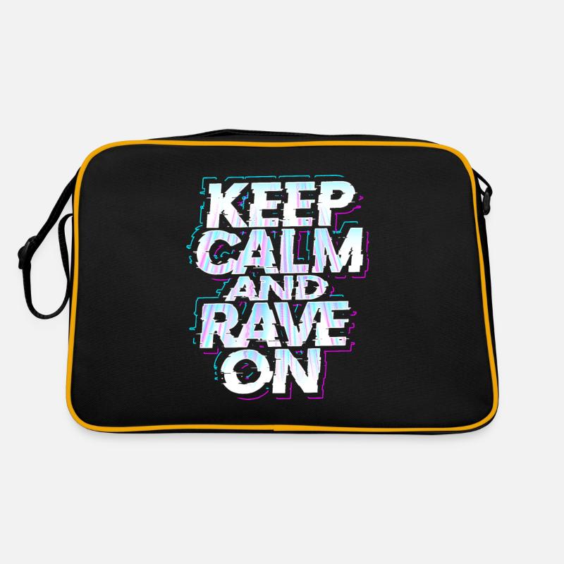 Techno Rave EDM Electronic Dubstep D&B Retro Tasche