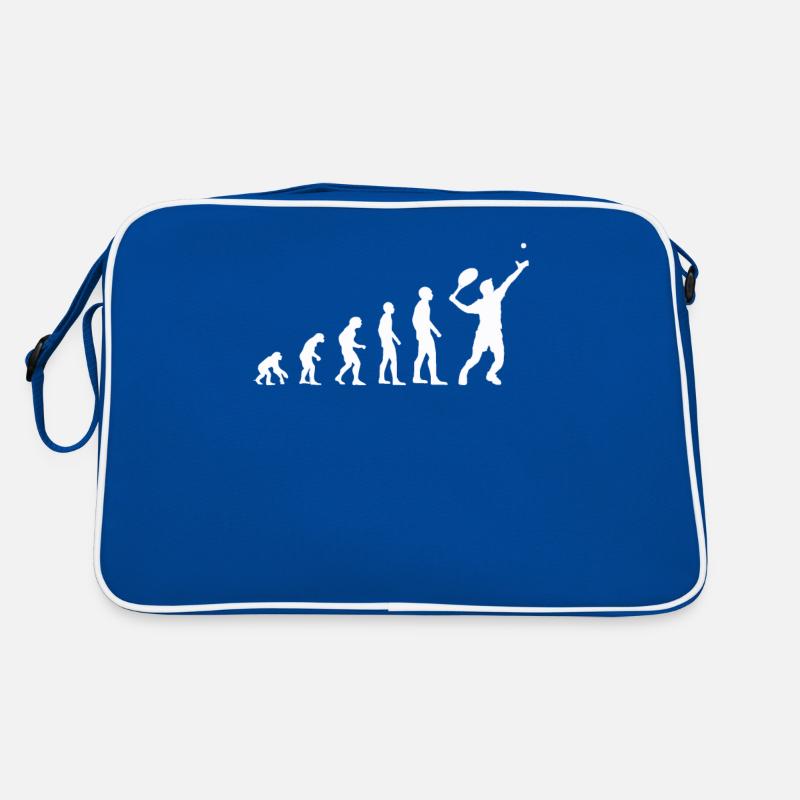 Evolution Tennis tolles Geschenk Sport Fun Retro Tasche