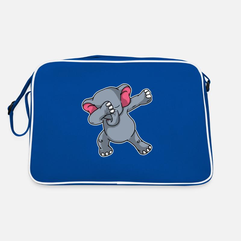 Cadeau d’éléphant de dabbing Sac Retro