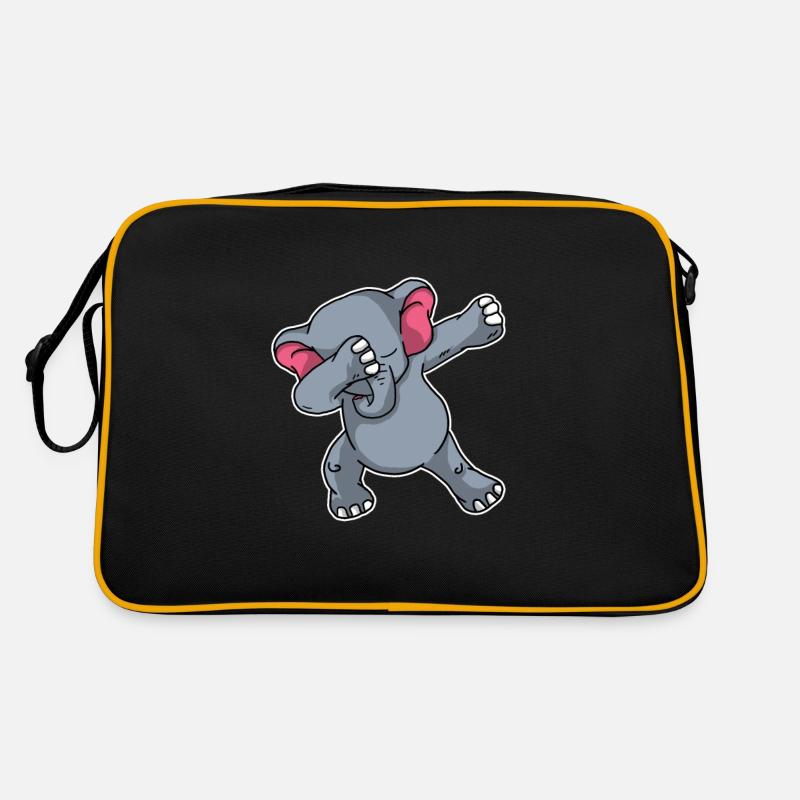 Cadeau d’éléphant de dabbing Sac Retro