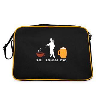 Kaminkehrer Journal Du Ramoneur Cadeau - Sac Retro - noir/or - Dos