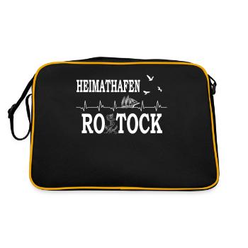 Heartbeat port d'attache Rostock Rostock Mer Baltique - Sac Retro - noir/or - Dos