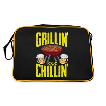 BBQ BBQ - Retro Bag - black/gold - Back