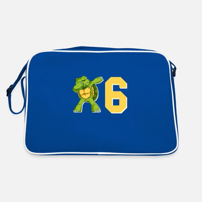 6th birthday turtle | gift Retro Bag
