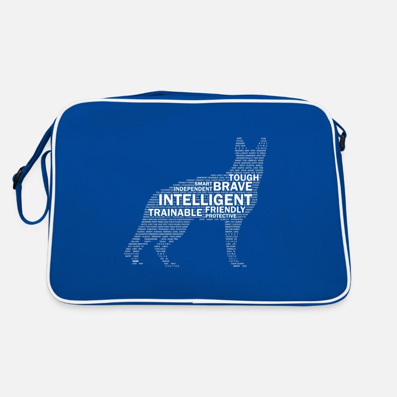 Schäferhund Retro Tasche