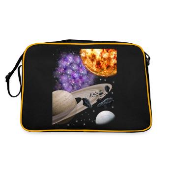 univers - Sac Retro - noir/or - Dos