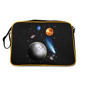 univers - Sac Retro - noir/or - Dos