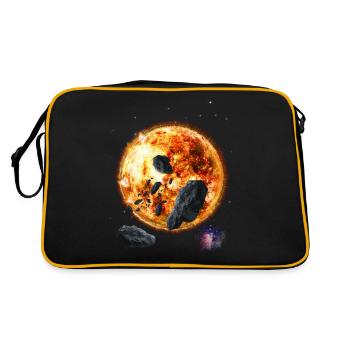 Sun - Retro Bag - black/gold - Back