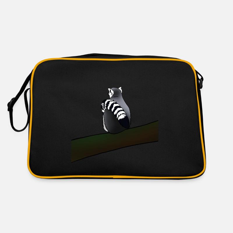Lemur & Lemur monkey gift for monkey friends Retro Bag