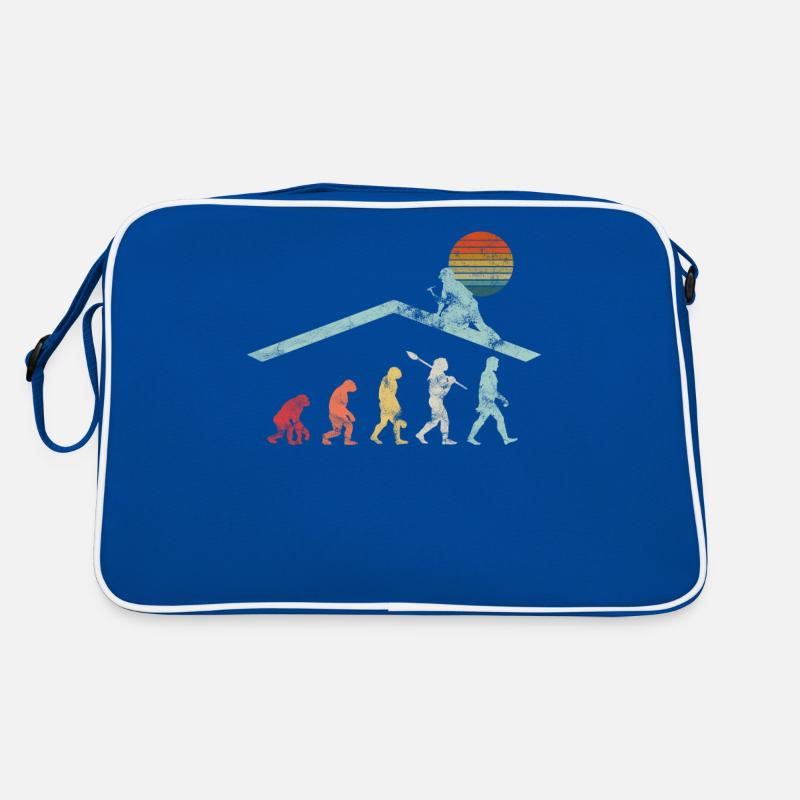 Roofing craftsman carpenter evolution Retro Bag