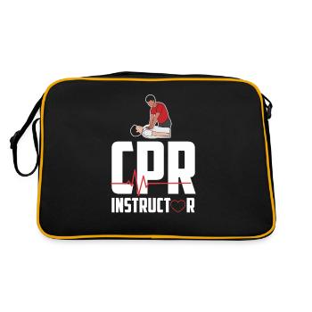 Ambulance instructeur de secourisme certifié - Sac Retro - noir/or - Dos