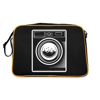 Déguisement en machine à laver Mardi Gras Halloween - Sac Retro - noir/or - Dos