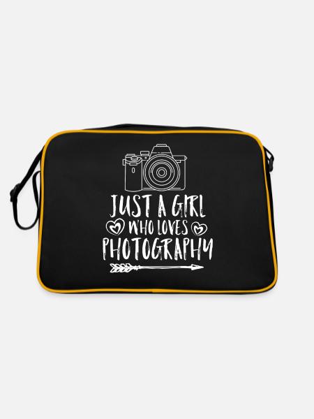 photographer - Retro Bag - black/gold - Back