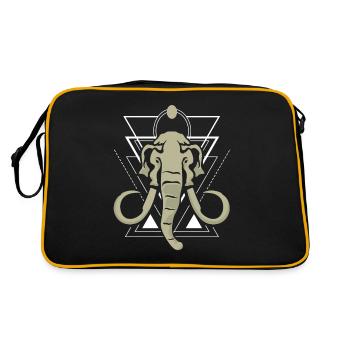 Mammoth - Retro Bag - black/gold - Back