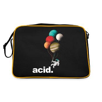 Acid Party Drugs Lsd Acid Techno - Médicaments - Sac Retro - noir/or - Dos