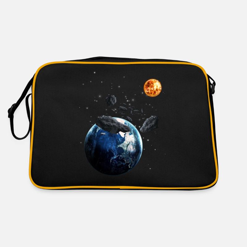 universe - Retro Bag - black/gold