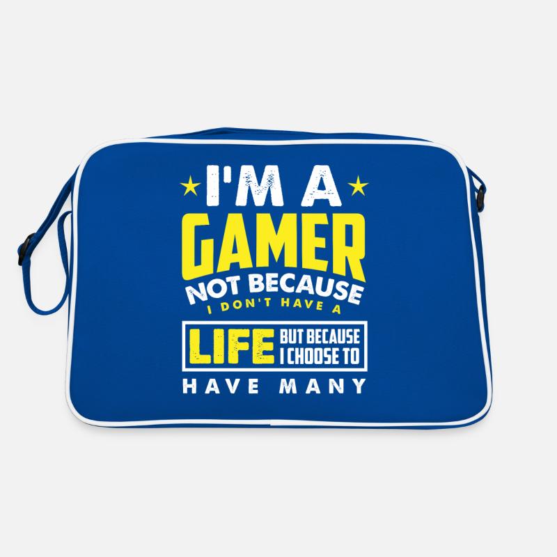 Gamer gaming computer game gift Retro Bag