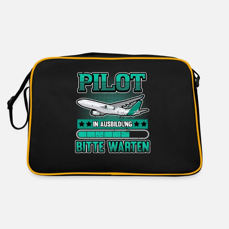 Lustig Pilot Fliegen Flugzeug Spruch Geschenk Retro Tasche