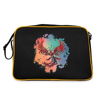 Phoenix - Retro Bag - black/gold - Back