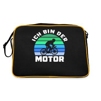 Vélo électrique Vélo Vélo Cyclisme Cyclisme - Sac Retro - noir/or - Dos
