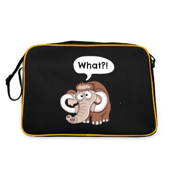 Mammoth - Retro Bag - black/gold - Back
