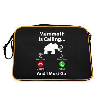 Mammoth - Retro Bag - black/gold - Back