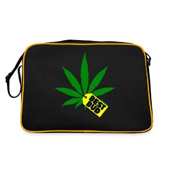 Kiffen Kiffer Gift Kiffer Accessories Kiffenset - Retro Bag - black/gold - Back