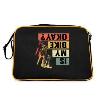 Mon vélo va-t-il bien? VTT rider vintage - Sac Retro - noir/or - Dos