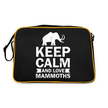mammoth - Retro Bag - black/gold - Back