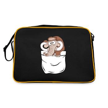 mammoth - Retro Bag - black/gold - Back
