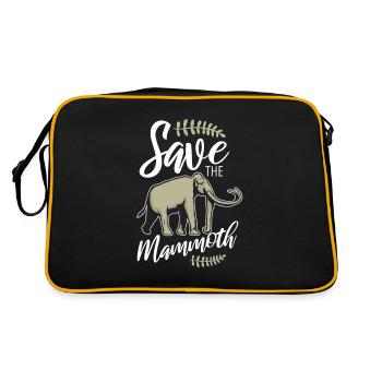 mammoth - Retro Bag - black/gold - Back
