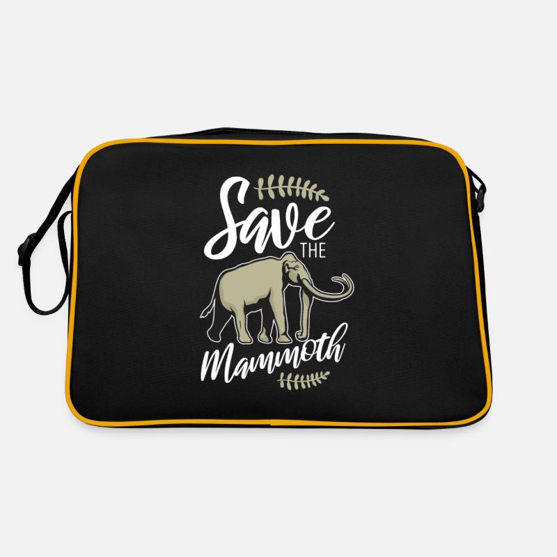 mammouth - Sac Retro - noir/or