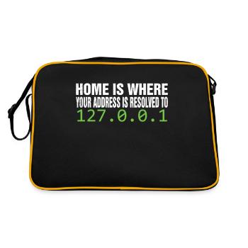 Blague informatique administrateur système blague informatique - Sac Retro - noir/or - Dos