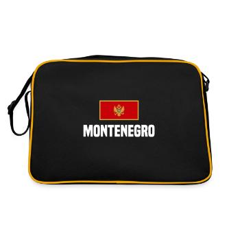 Monténégro! - Sac Retro - noir/or - Dos