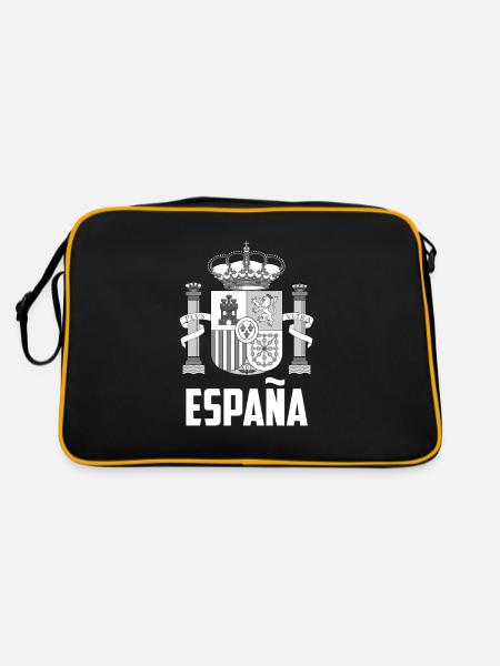 Espagne - Sac Retro - noir/or - Dos
