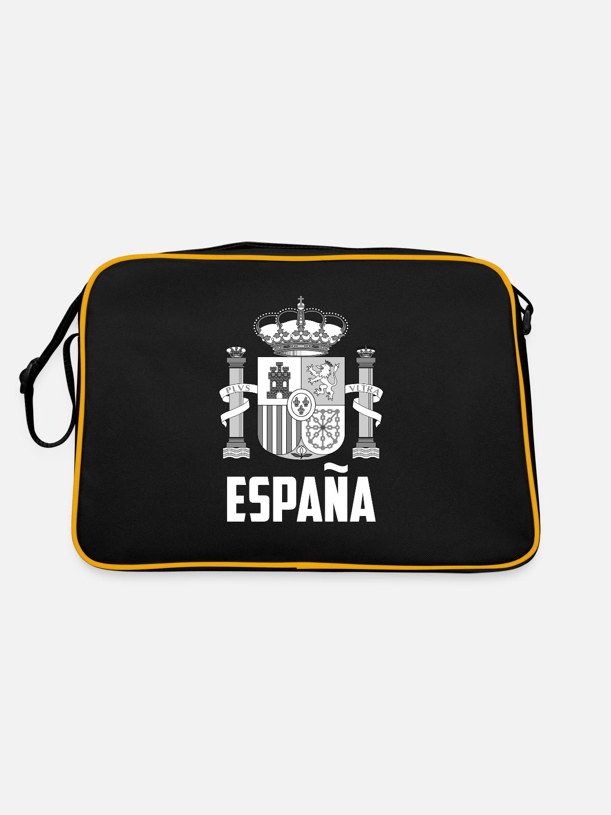 Spain - Retro Bag - black/gold - Back