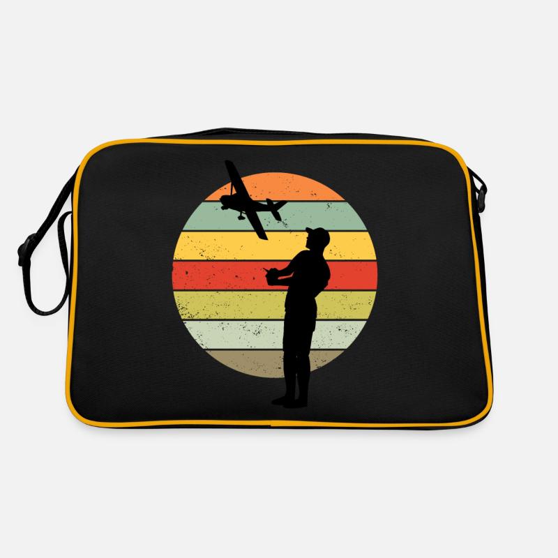 Model flight model builder airplane retro gift Retro Bag