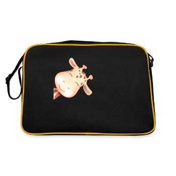 giraffe - Retro Bag - black/gold - Back
