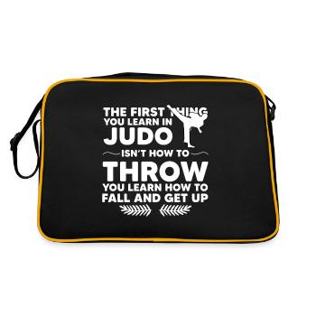 Judo - Retro Bag - black/gold - Back