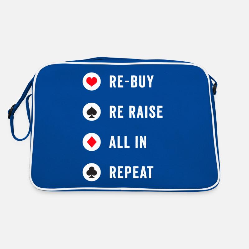 Poker Texas Holdem-Geschenk Retro Tasche