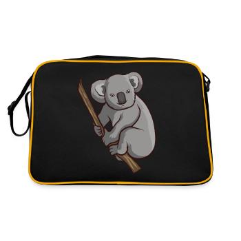 Koala - Sac Retro - noir/or - Dos